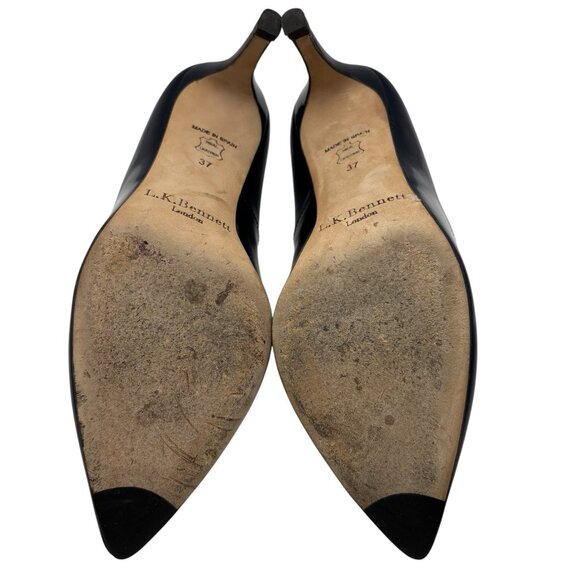 LK Bennett London Patent Leather Pumps Heels EU 37 US 6.5/7 - Picture 12 of 12